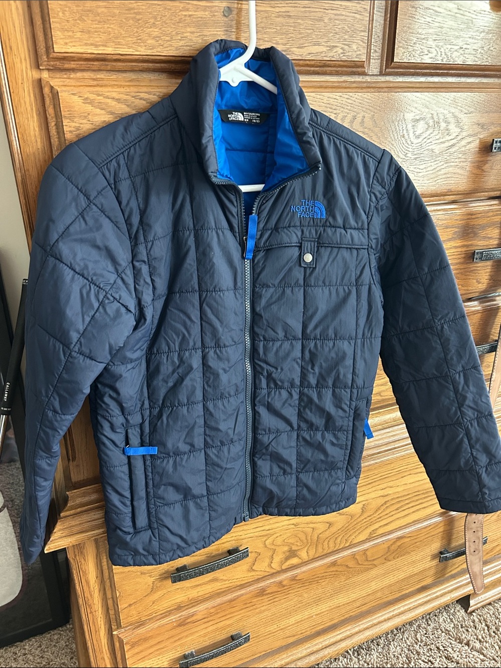 The North Face Bright Blue Quilted Boys' Jacket